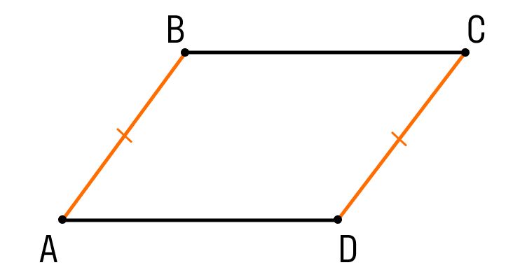 Если две прямые равны и параллельны то это параллелограмм