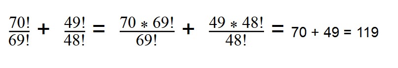 Уравнения с факториалами в натуральных числах