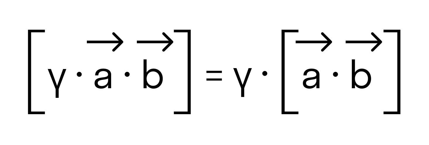 Запись a b обозначает то что векторы