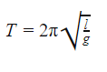 формула пириода колебаний