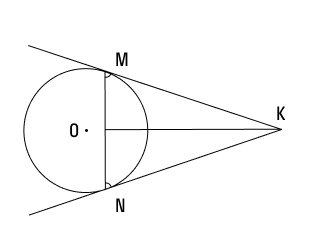 Хорда ав окружности с центром о перпендикулярна ее радиусу