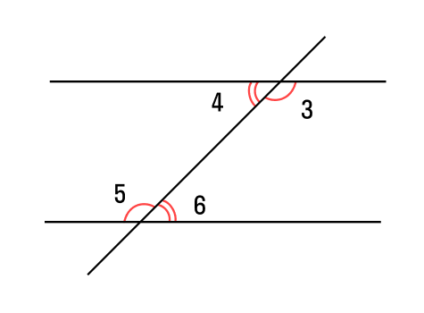Как доказать что две прямые параллельные через углы